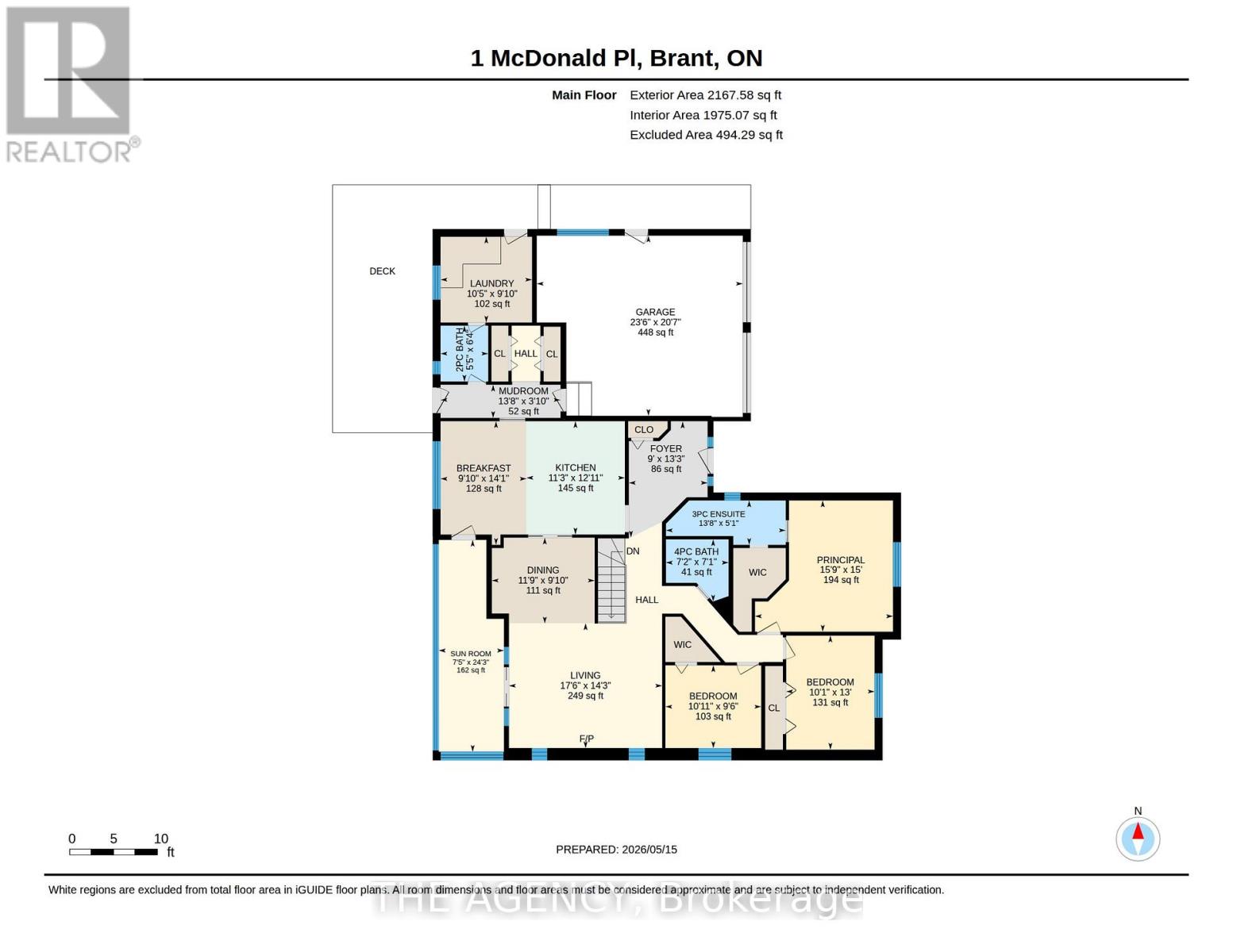 Detached at 1 MCDONALD PLACE, Brant
