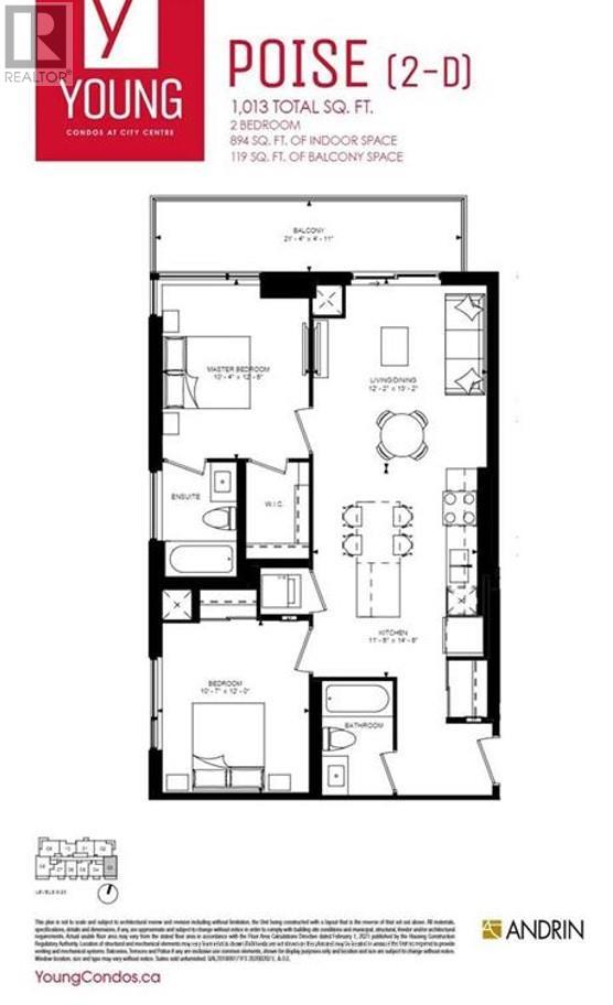 Apartment at 1703 - 55 DUKE STREET W, Kitchener