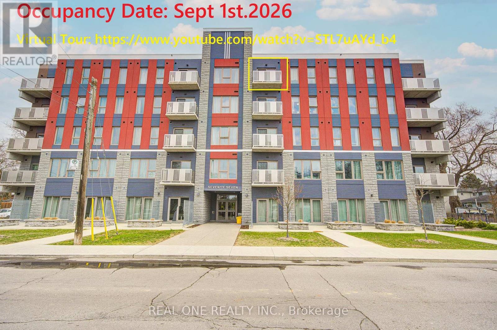 Apartment at 510 - 77 LELAND STREET, Hamilton
