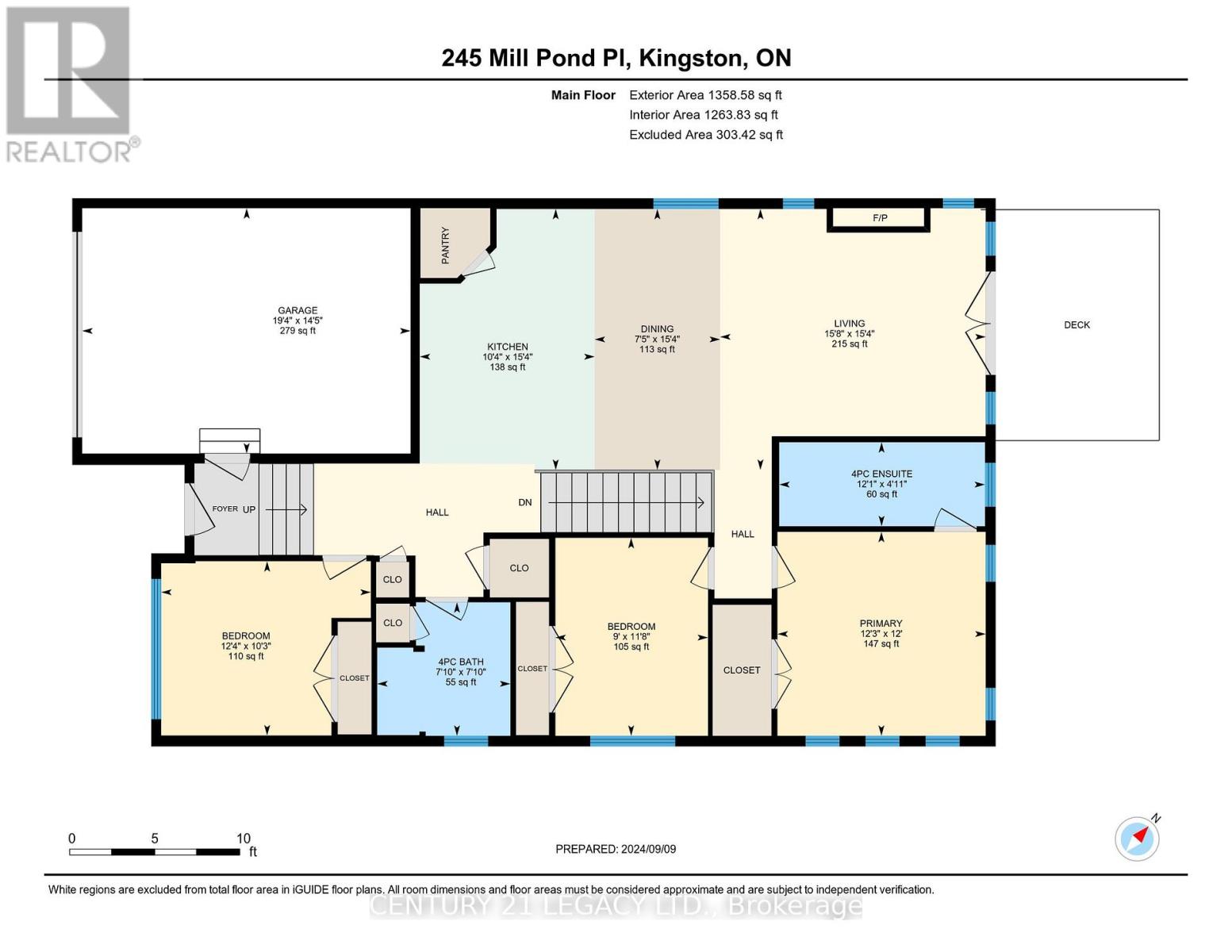 Detached at 245 MILL POND PLACE, Kingston