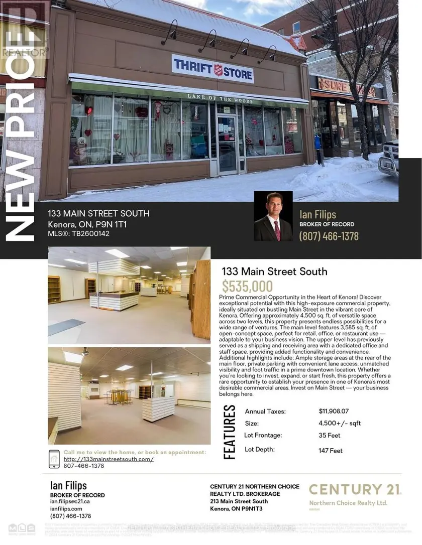 Other at 133 MAIN STREET SOUTH, Kenora