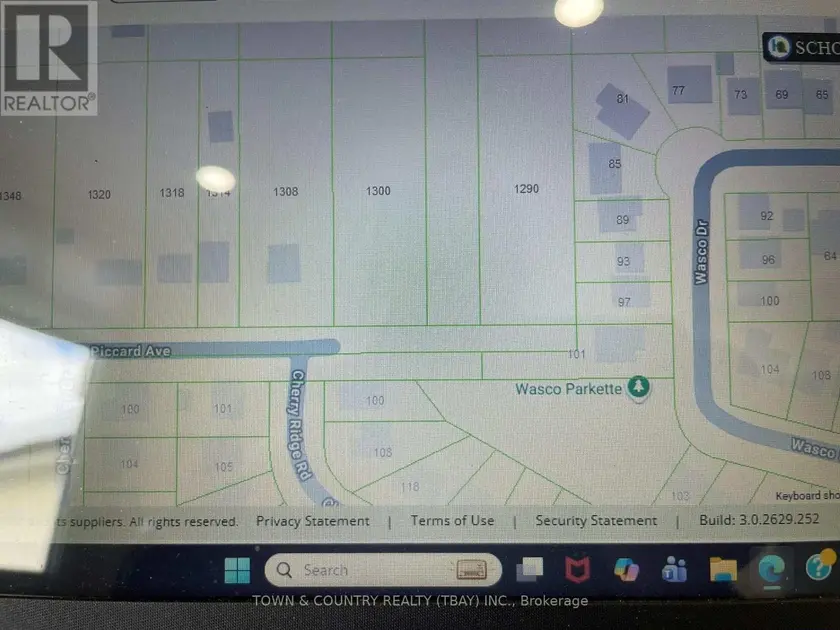 Vacant Land at 1290 PICCARD AVENUE, Thunder Bay
