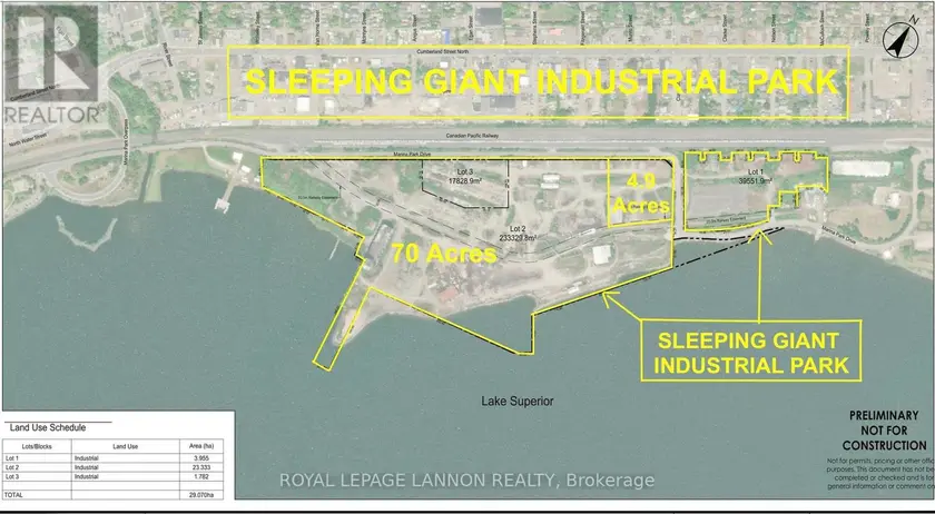 Vacant Land at #5 - 0 MARINA PARK DRIVE, Thunder Bay