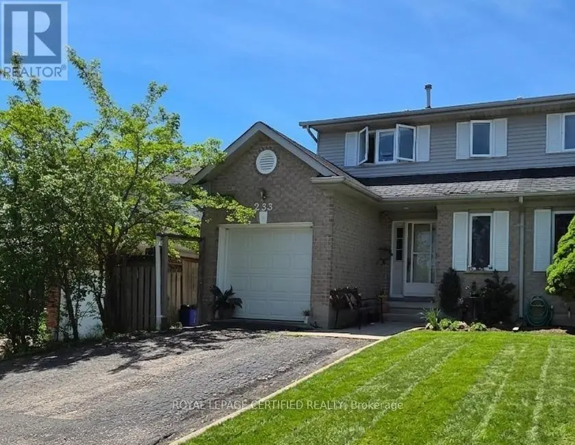 Semi-Detached/Link at 233 BENESFORT CRESCENT, Kitchener