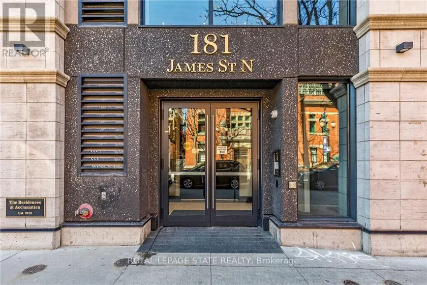 Apartment at 807 - 181 JAMES STREET N, Hamilton