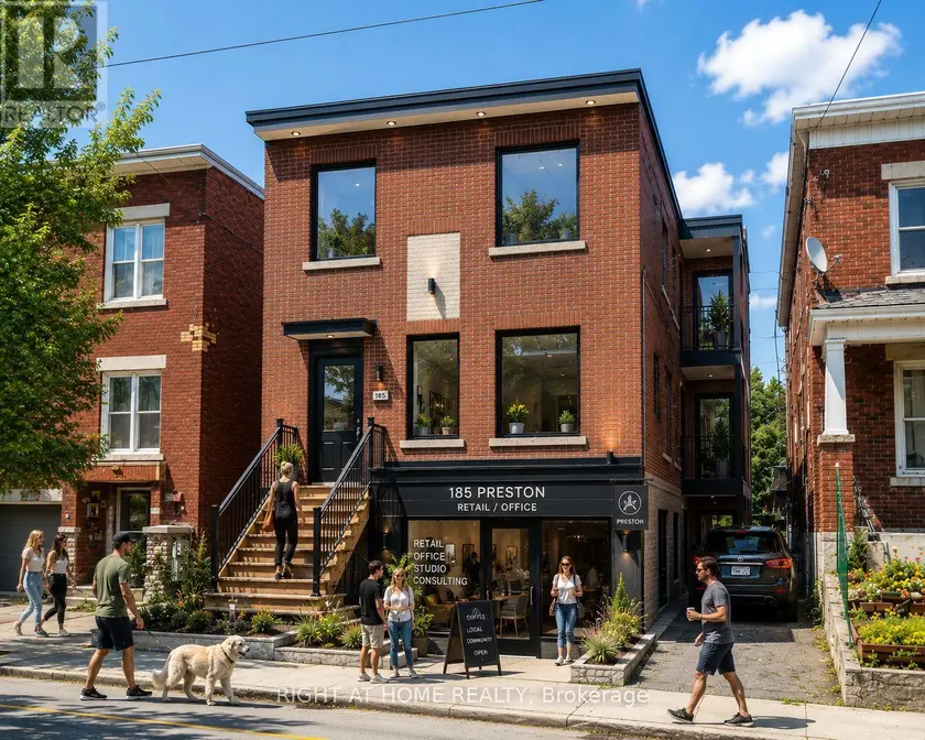 Multiplex at 185 PRESTON STREET, Ottawa