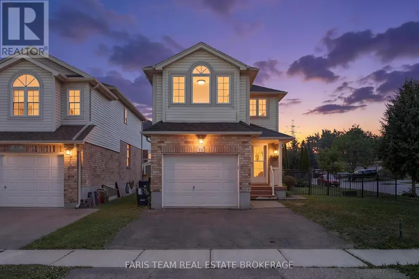 Detached at 71 PEACH BLOSSOM CRESCENT, Kitchener