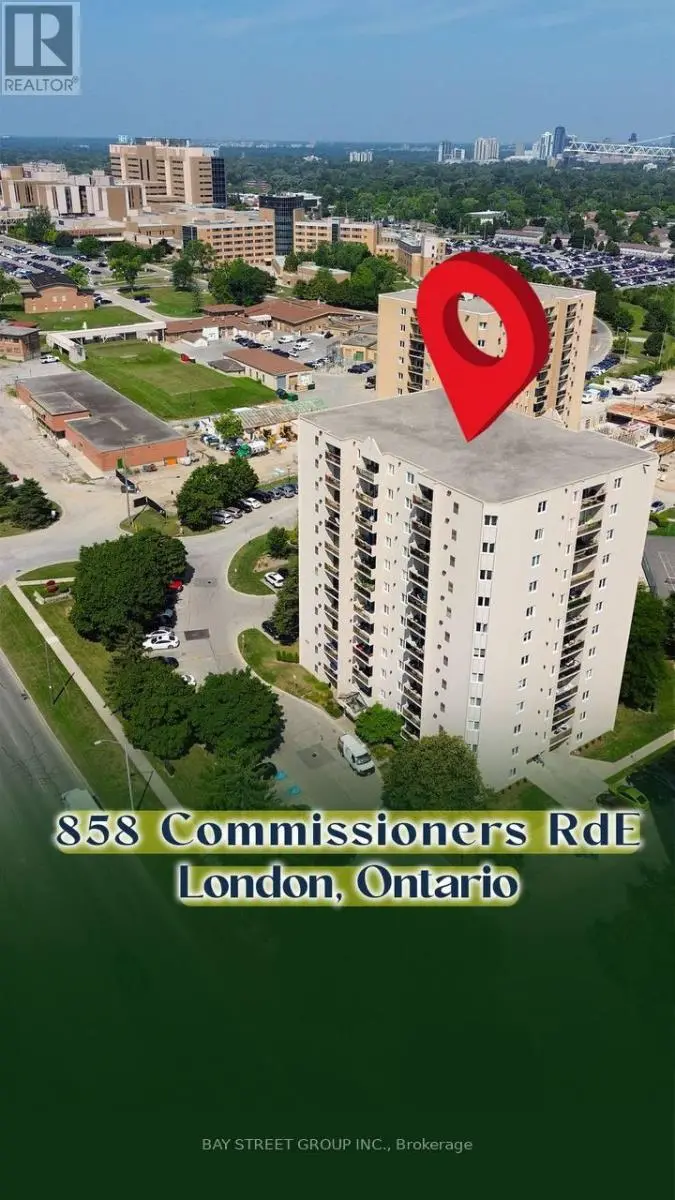 Apartment at 1005 - 858 COMMISSIONERS ROAD E, London