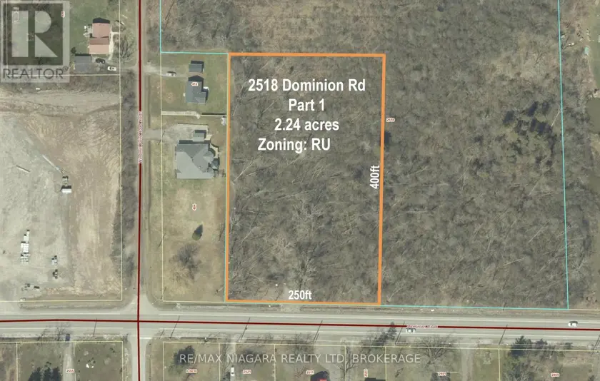 Vacant Land at LOT 1 - 2518 DOMINION ROAD, Fort Erie