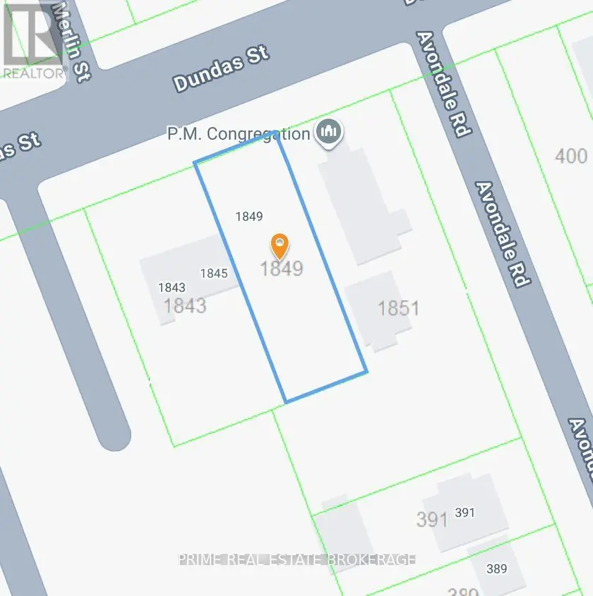 Vacant Land at 1849 DUNDAS STREET, London