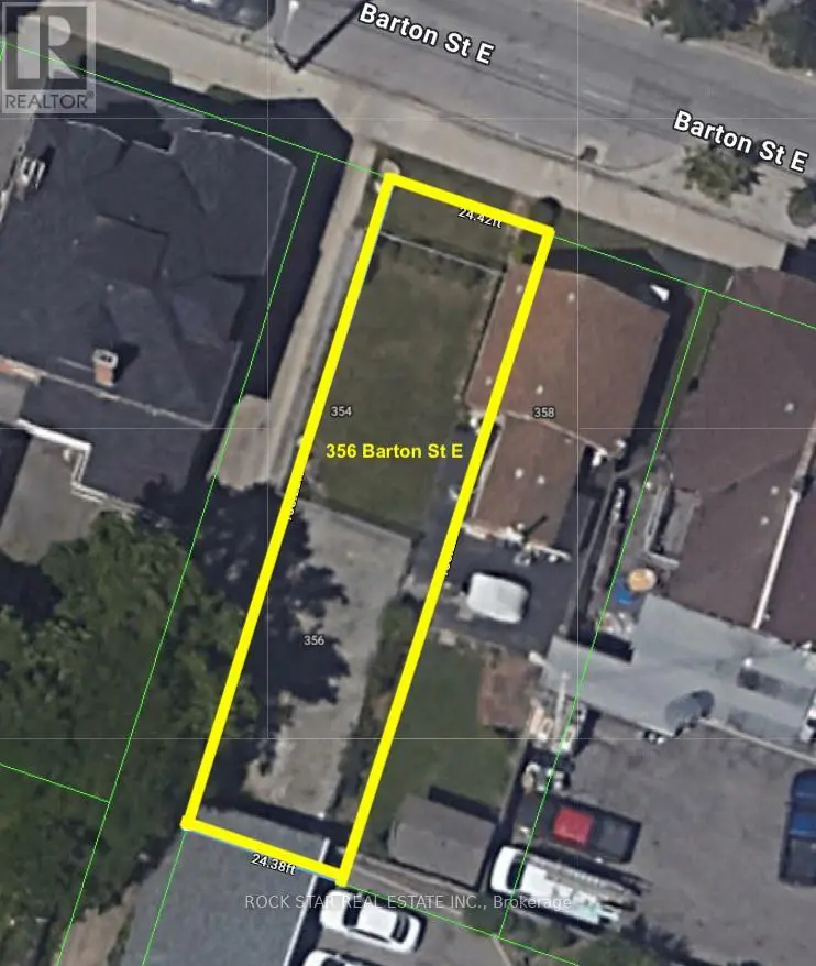 Vacant Land at 356 BARTON STREET E, Hamilton