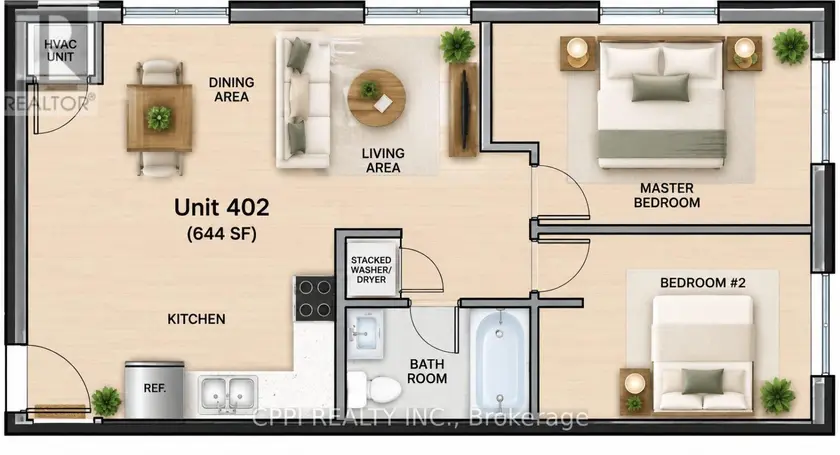 Townhouse at 402 - 57 MINTO STREET, Port Colborne