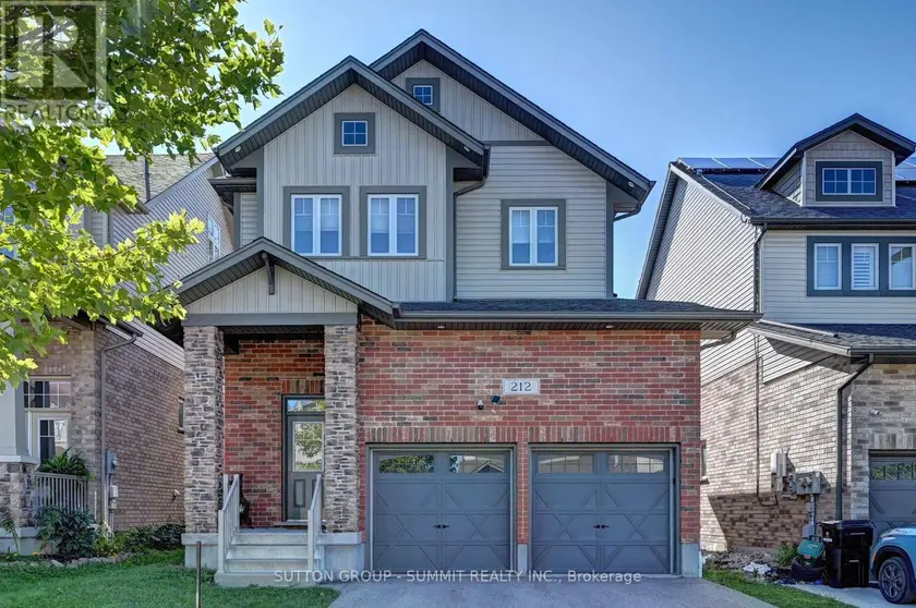 Detached at 212 GRAVEL RIDGE TRAIL, Kitchener