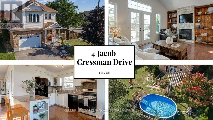 Detached at 4 JACOB CRESSMAN DRIVE, Wilmot