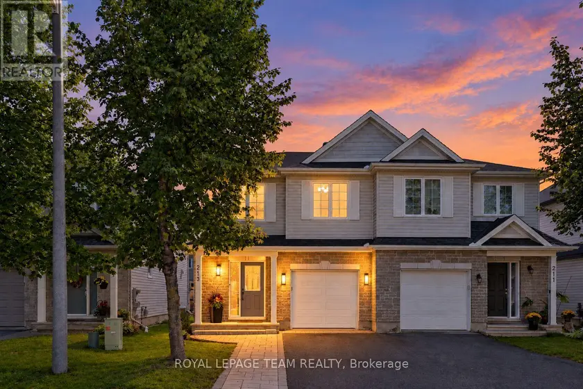 Semi-Detached/Link at 213 TEWSLEY DRIVE, Ottawa