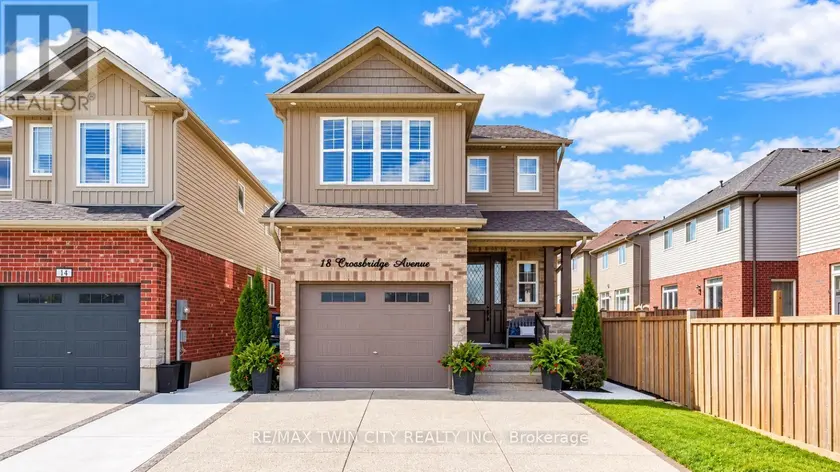 Detached at 18 CROSSBRIDGE AVENUE, Kitchener