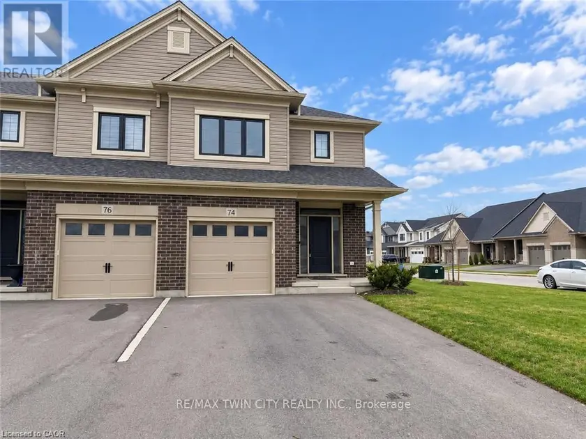 Townhouse at 74 KEBA CRESCENT, Tillsonburg