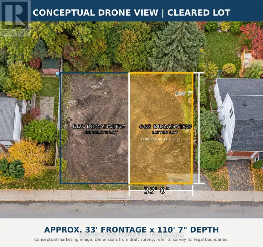 Vacant Land at 665 BROADVIEW AVENUE, Ottawa
