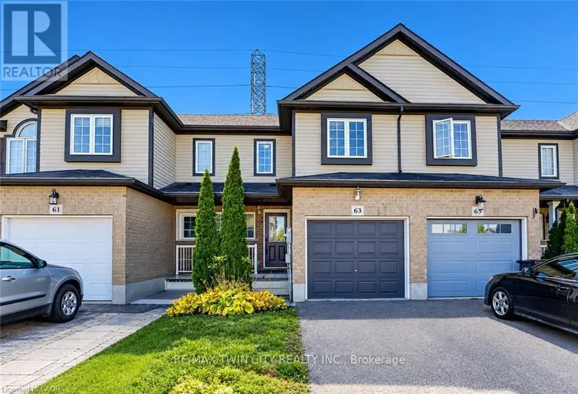 Townhouse at 63 SORRENTO STREET, Kitchener